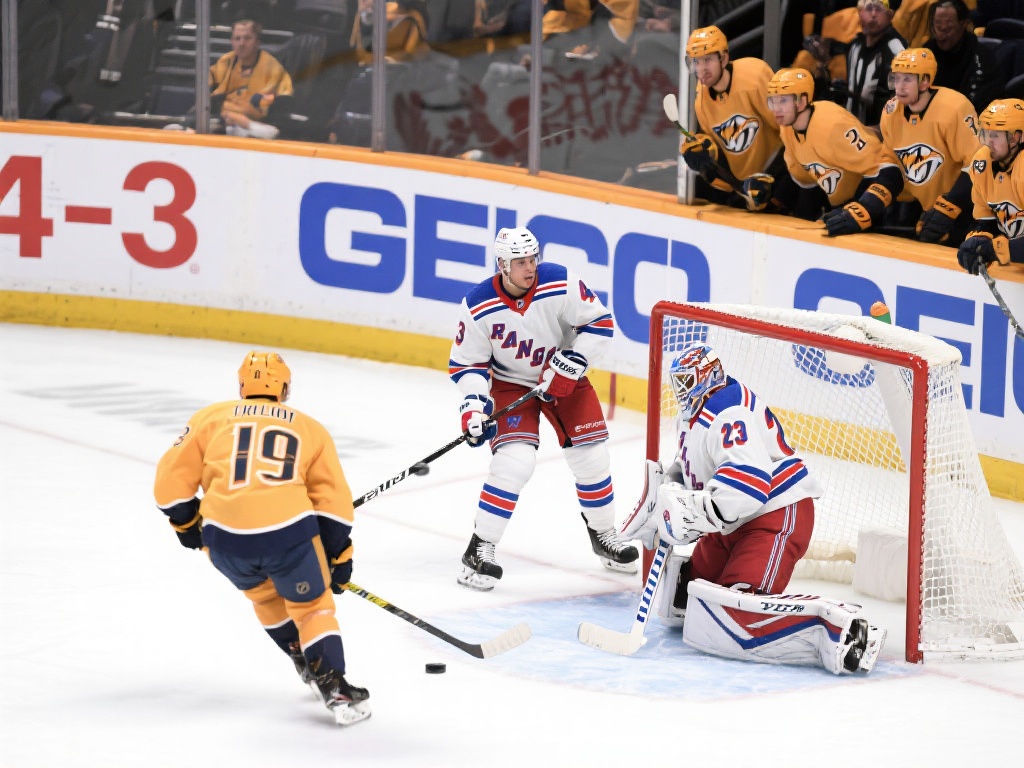 常规赛:阿纳海姆小鸭5-4险胜纽约游骑兵 精彩回放 比赛中最令人印象深刻的莫过于第三节的最后