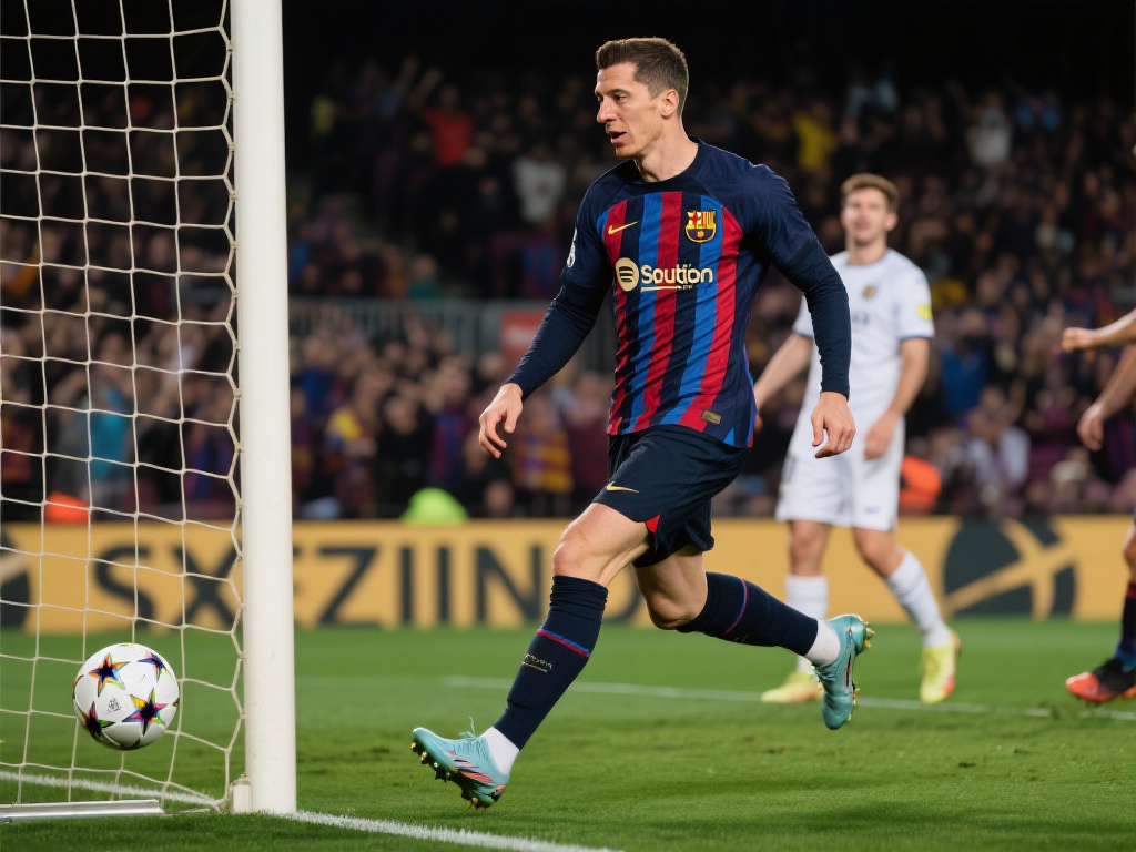 莱万梅开二度 巴萨完胜赫罗纳 这场比赛中,莱万多夫斯基无疑是巴萨获胜的